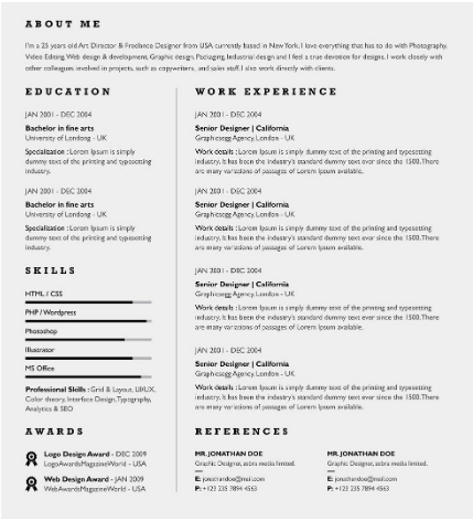 7 Simple Resume Templates To Raise Your Resume Game In 2020 - Resume 